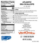 MSC Wild Atlantic Sea Scallops - 1 lb bags (2)
